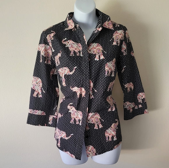 Chico's Button Down Shirt - Picture 2 of 12